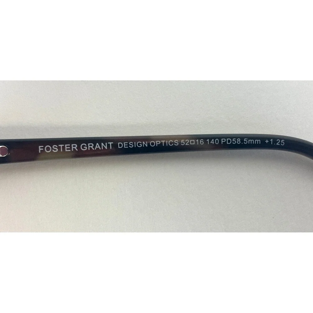 FOSTER GRANT DESIGN OPTICS 52 16  140 PD58.5mm +1.25‎ LO0621 3086C China Frames
